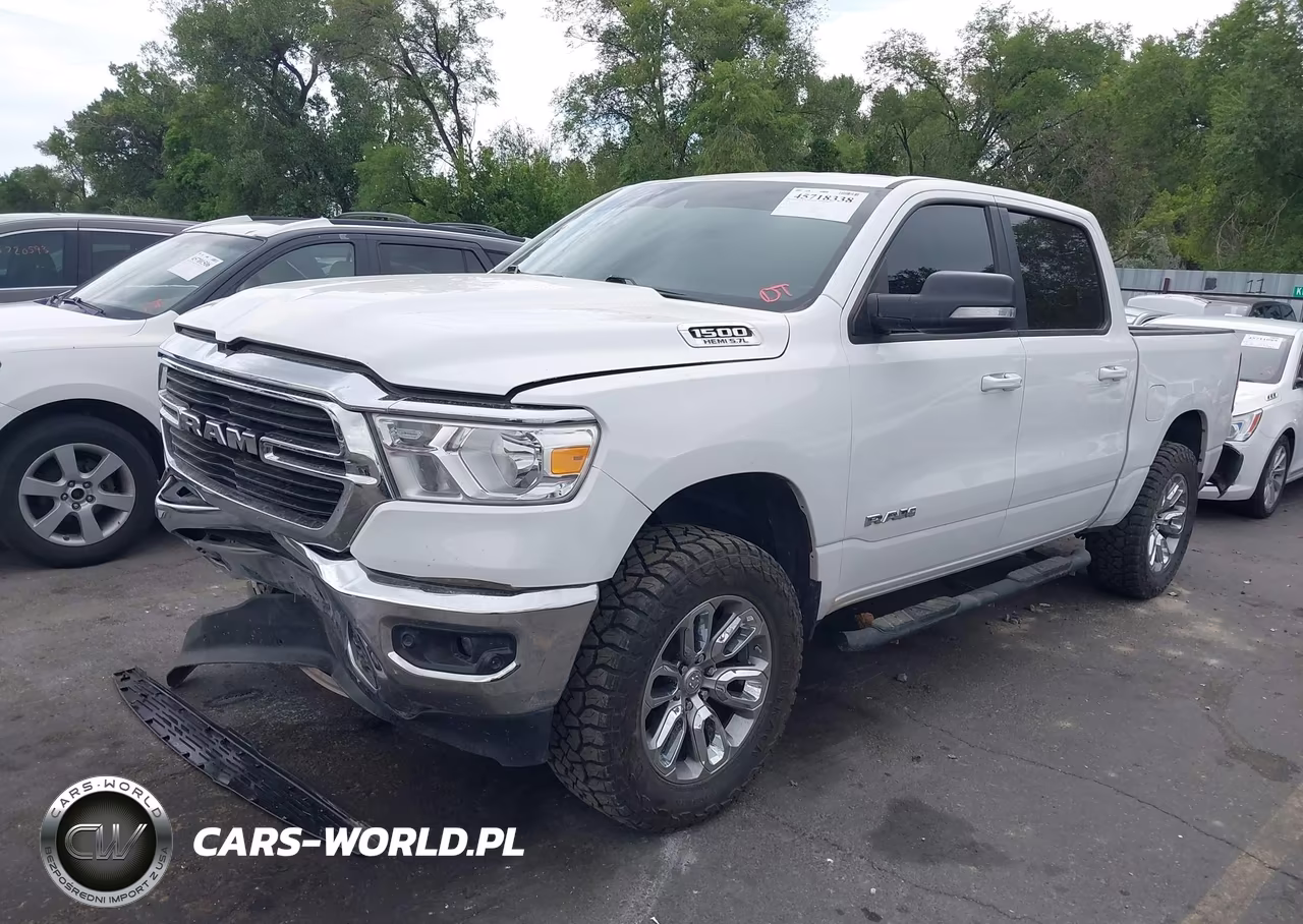 2021 Ram 1500 Big Horn-Lone Star VIN:1C6SRFFT9MN716057 - 2
