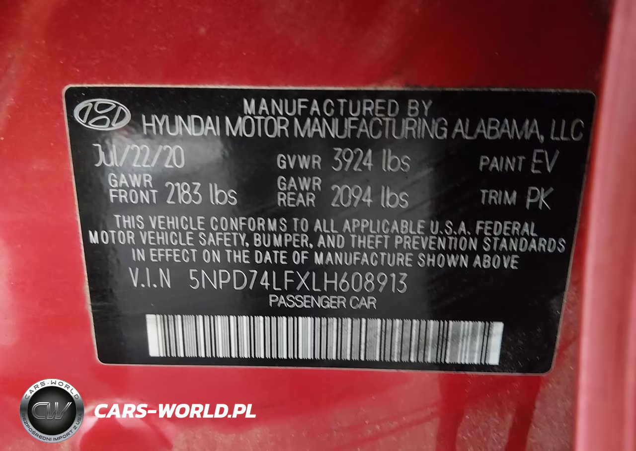 2020 Hyundai Elantra Se VIN:5NPD74LFXLH608913 - 9