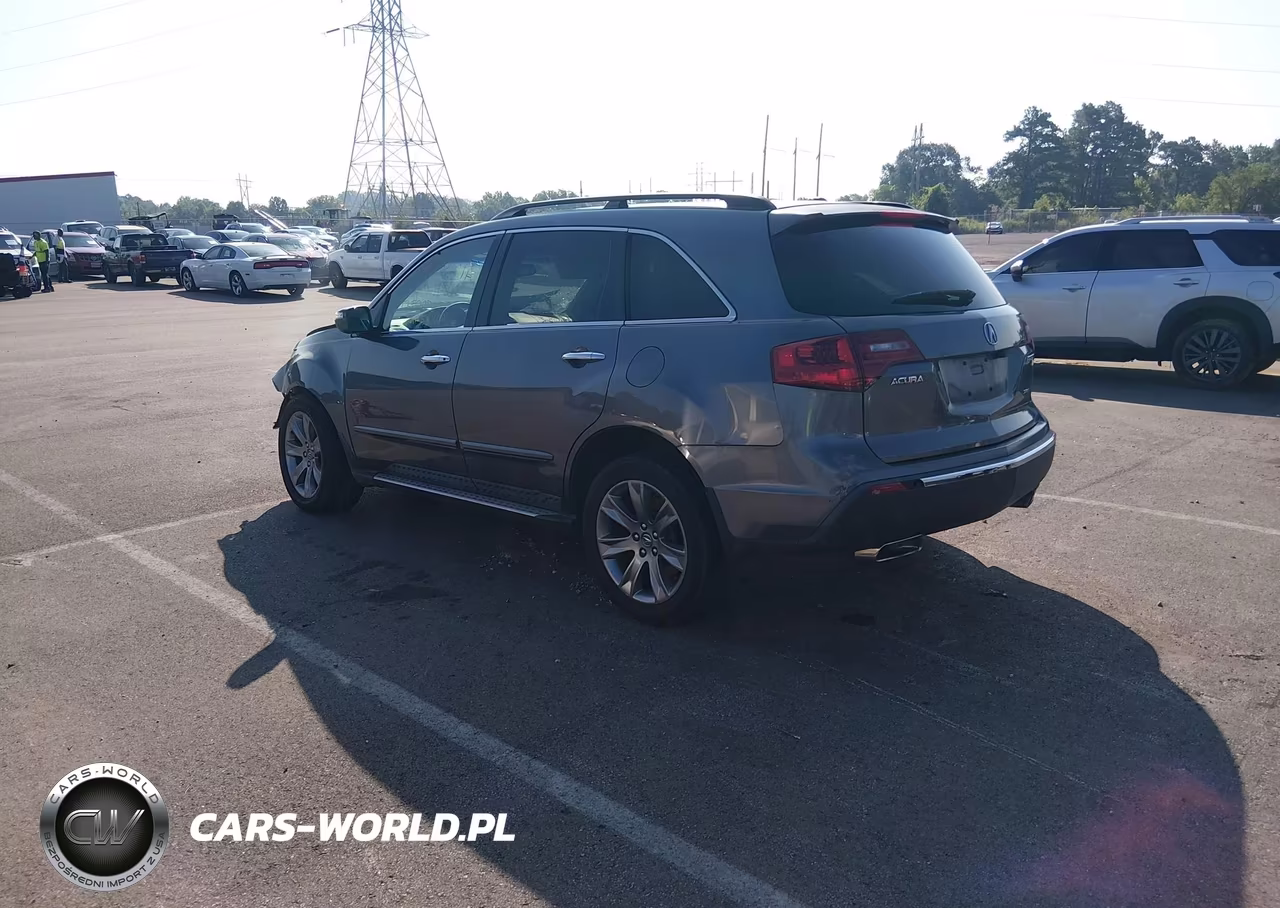 2012 Acura Mdx Advance Package VIN:2HNYD2H61CH547669 - 3