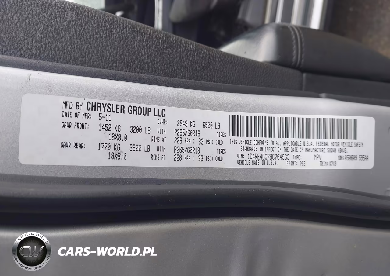 2011 Dodge Durango Crew VIN:1D4RE4GG7BC704963 - 9