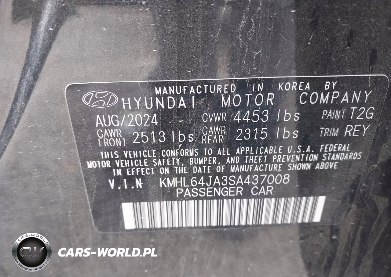 2025 Hyundai Sonata Sel VIN:KMHL64JA3SA437008 - 9