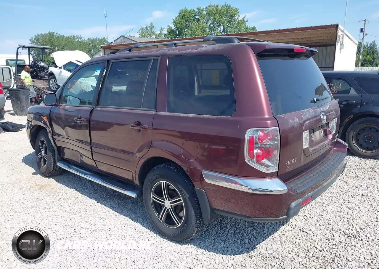 2007 Honda Pilot Ex-L VIN:5FNYF18797B001183 - 3