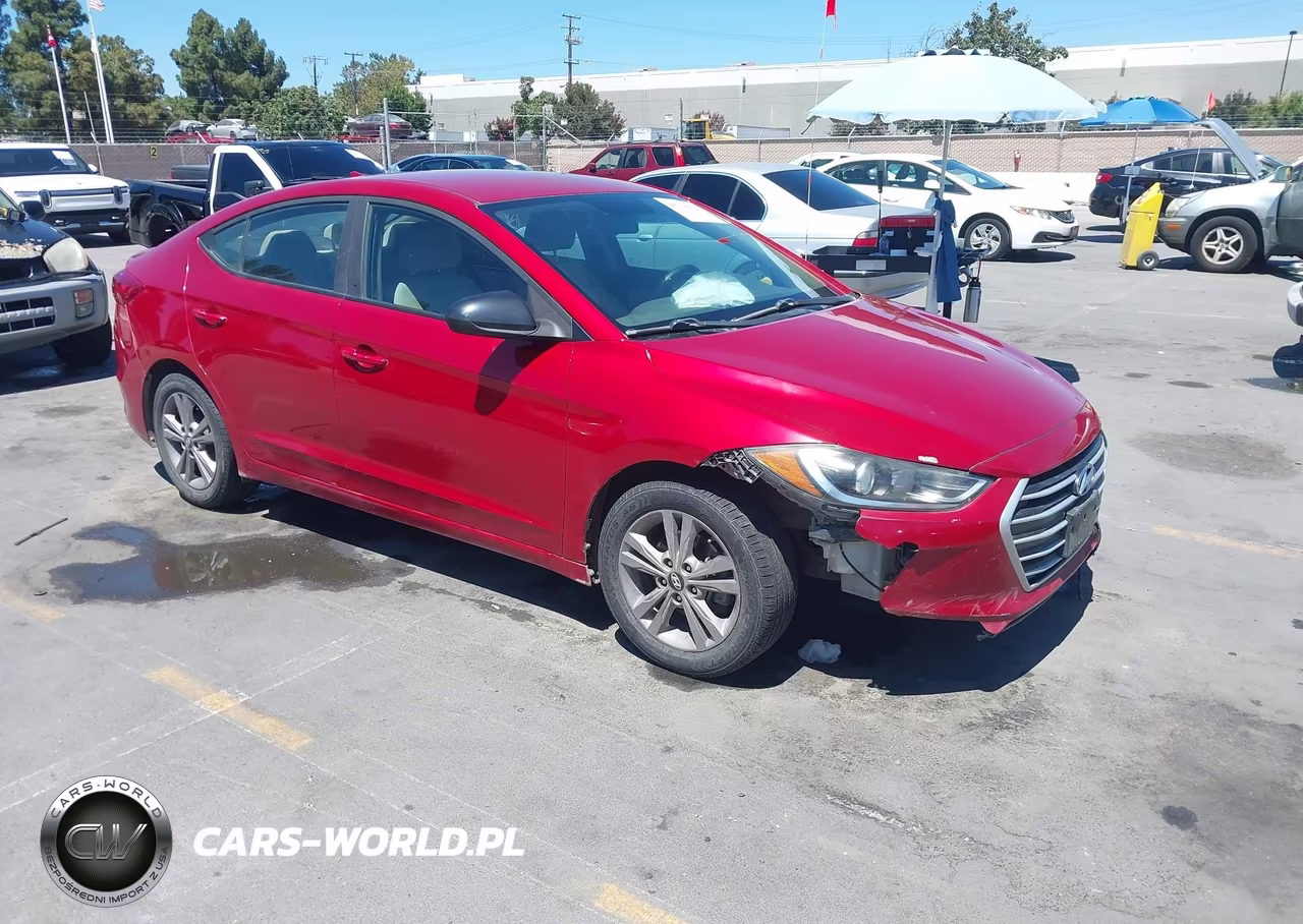 2017 Hyundai Elantra Se VIN:KMHD84LF5HU104145 - 1