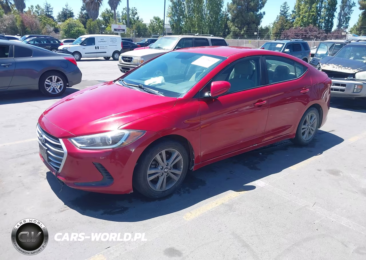 2017 Hyundai Elantra Se VIN:KMHD84LF5HU104145 - 2