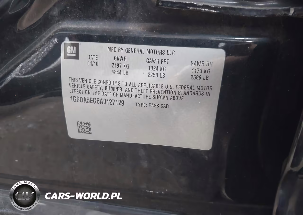 2010 Cadillac Cts VIN:1G6DA5EG6A0127129 - 9