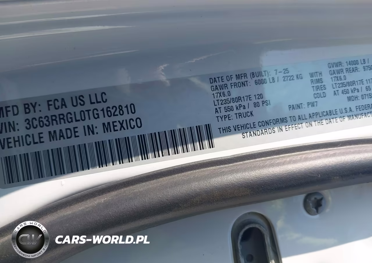 2026 Ram 3500 Tradesman 4X4 8' Box VIN:3C63RRGL0TG162810 - 9