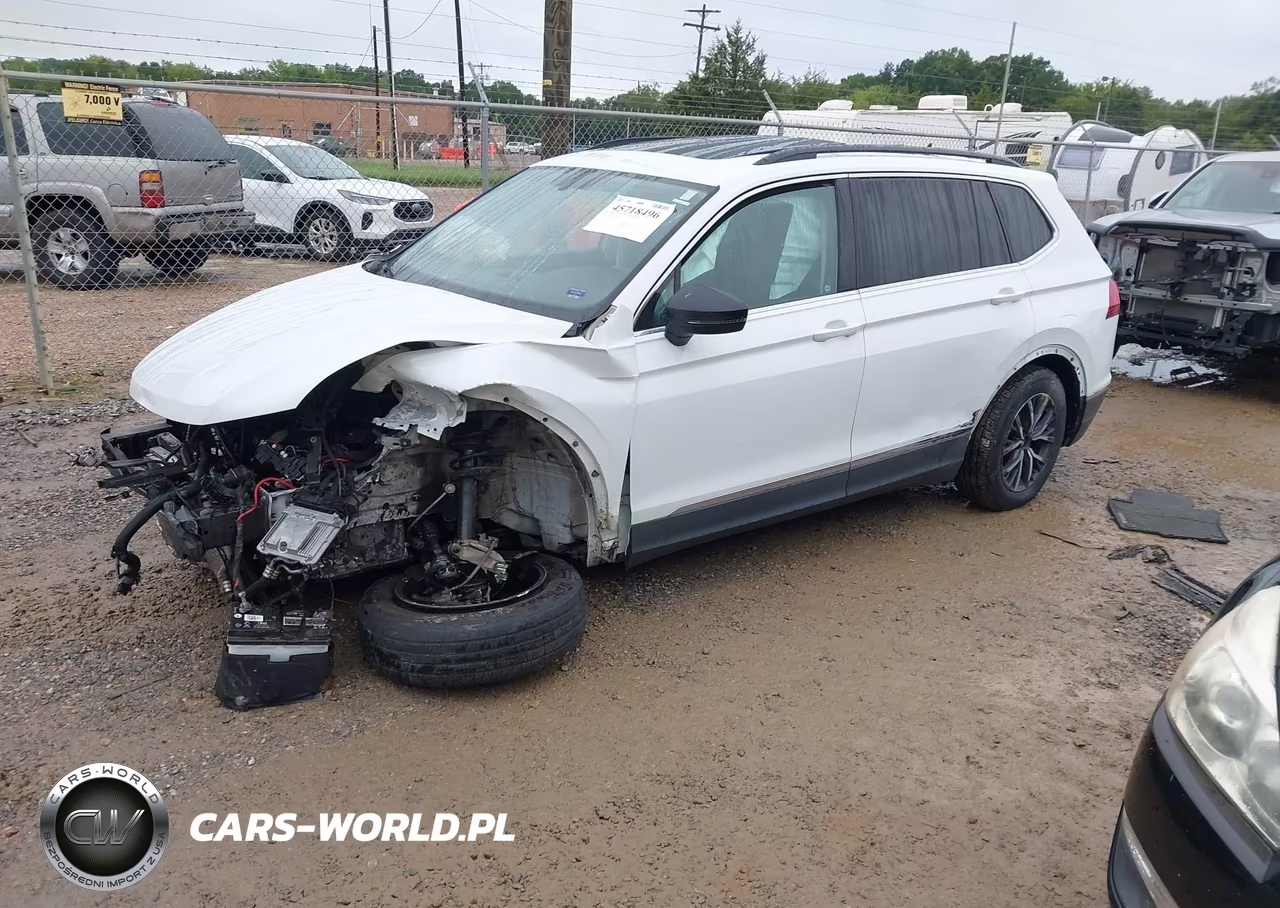 2020 Volkswagen Tiguan 2.0T Se-2.0T Se R-Line Black-2.0T Sel VIN:3VV2B7AX2LM038873 - 2
