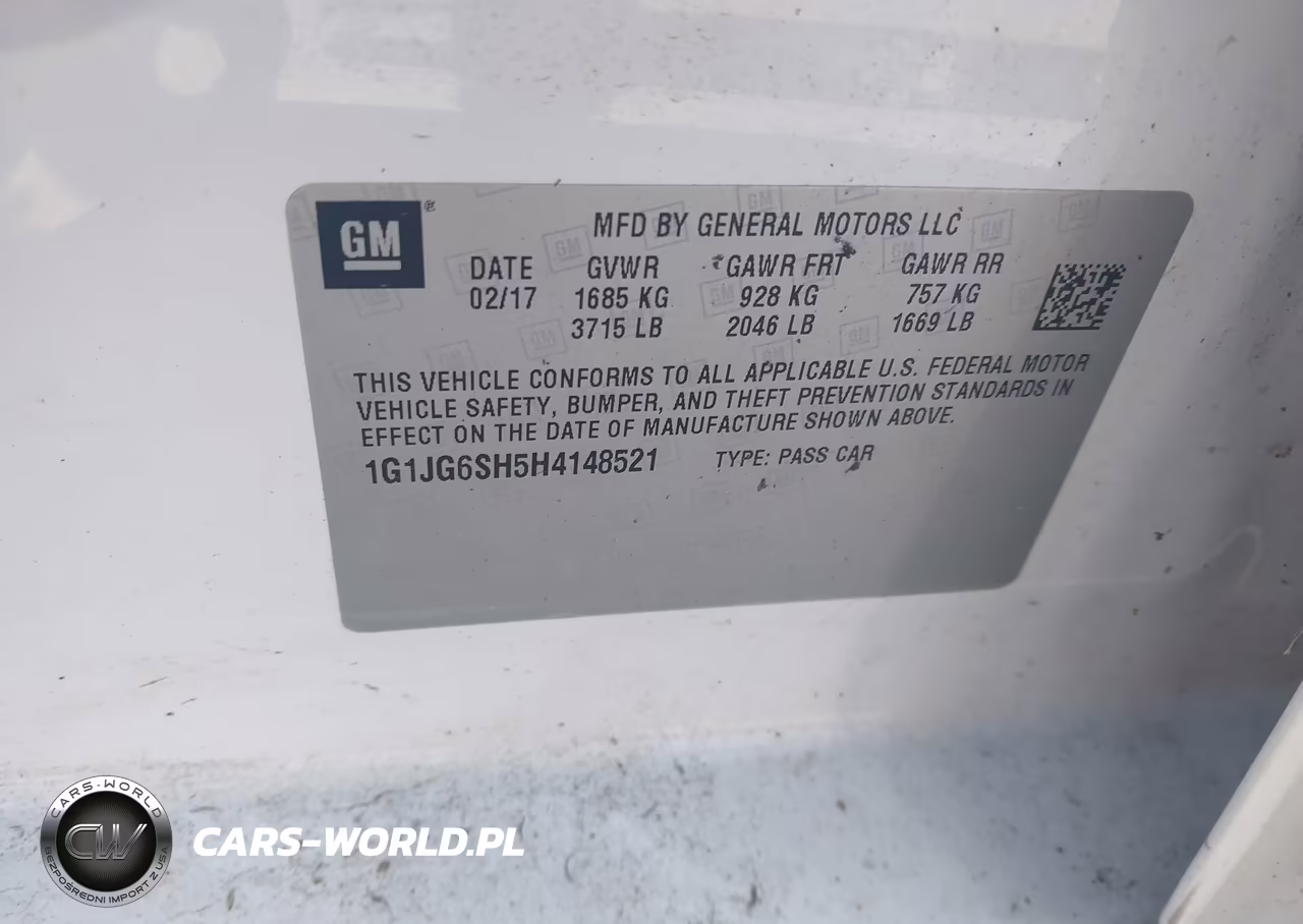 2017 Chevrolet Sonic Lt Auto VIN:1G1JG6SH5H4148521 - 9