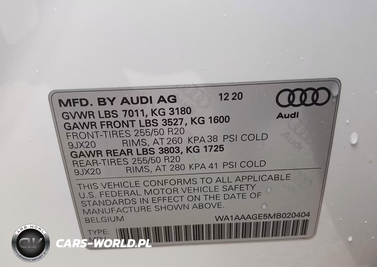 2021 Audi E-Tron Premium Quattro VIN:WA1AAAGE5MB020404 - 9