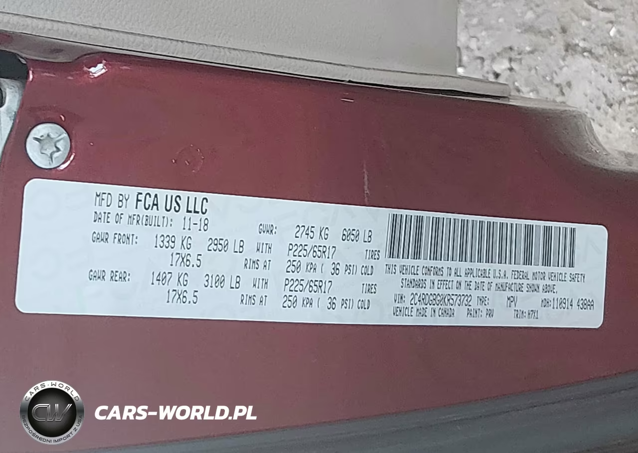 2019 Dodge Grand Caravan Se VIN:2C4RDGBG0KR573732 - 9