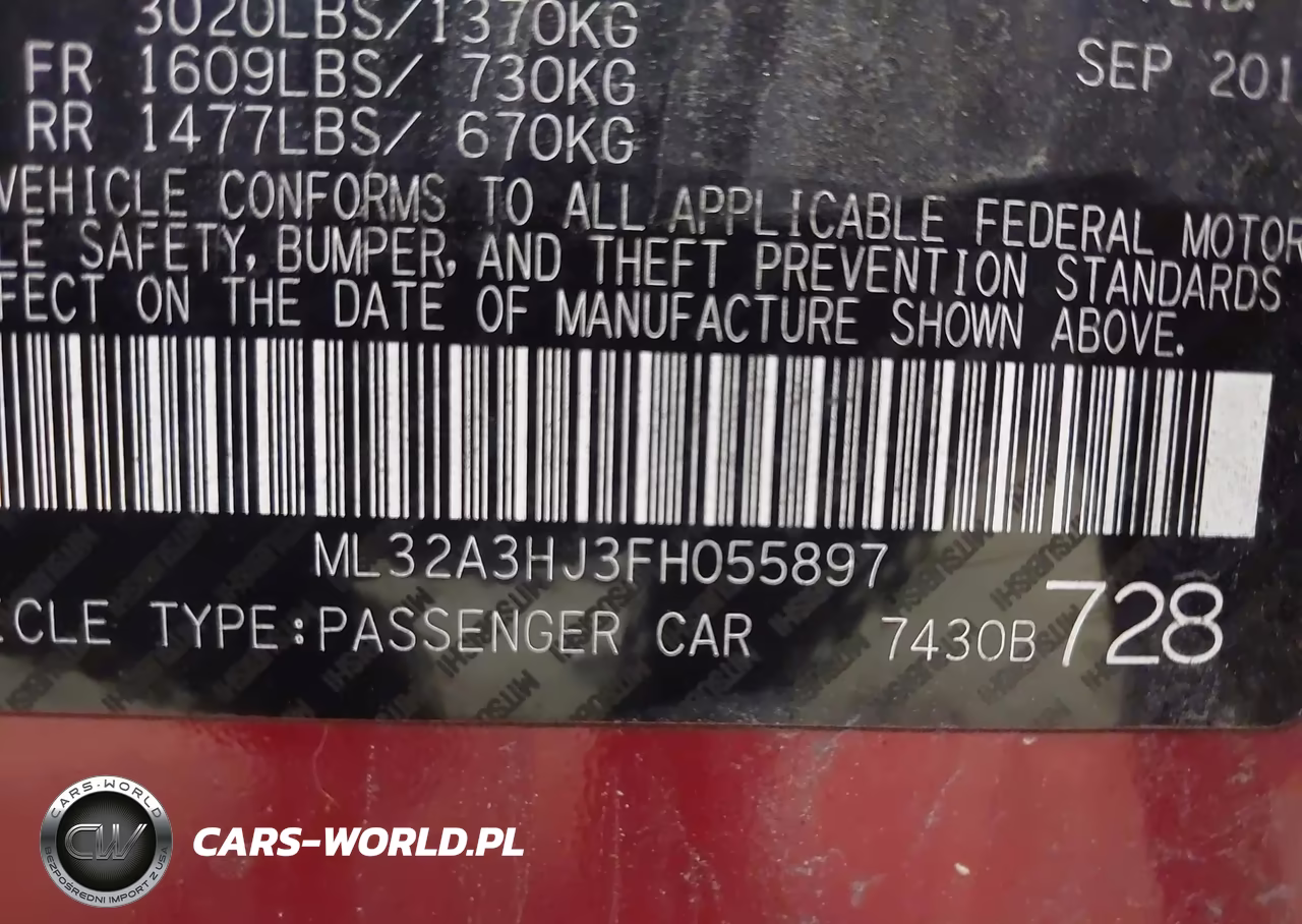 2015 Mitsubishi Mirage De VIN:ML32A3HJ3FH055897 - 9