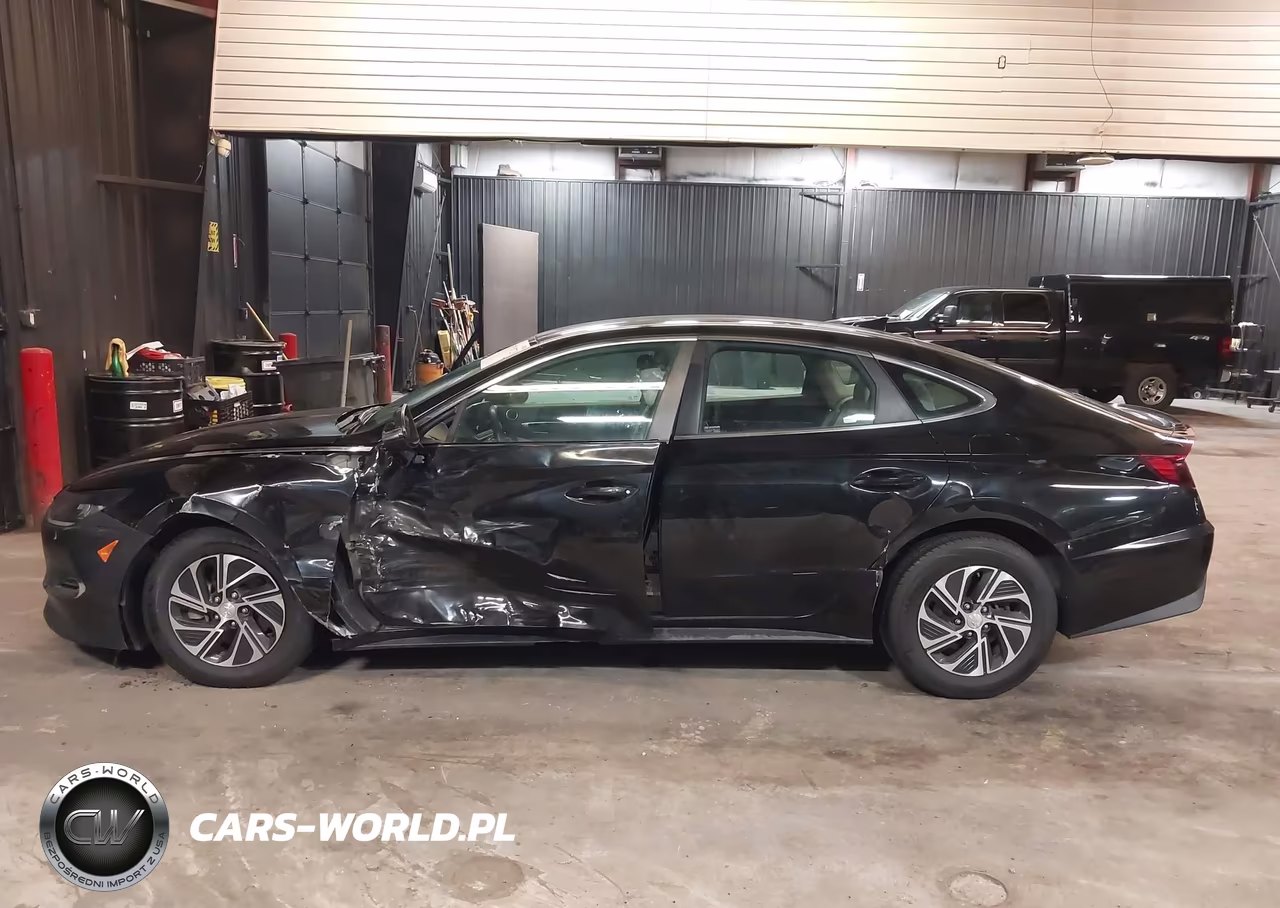 2021 Hyundai Sonata Blue VIN:KMHL24JJ3MA031549 - 19
