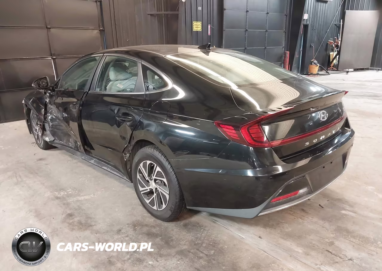 2021 Hyundai Sonata Blue VIN:KMHL24JJ3MA031549 - 3