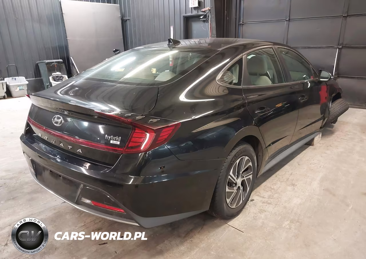 2021 Hyundai Sonata Blue VIN:KMHL24JJ3MA031549 - 4
