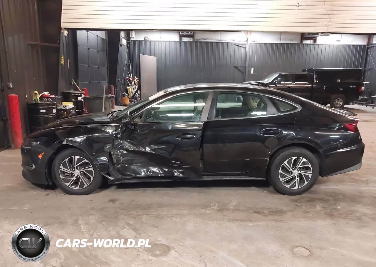 2021 Hyundai Sonata Blue VIN:KMHL24JJ3MA031549 - 6