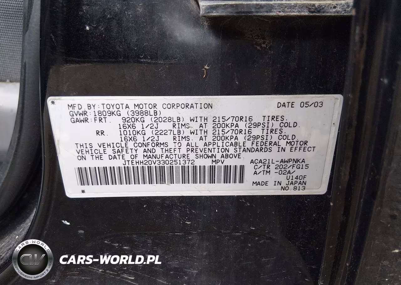 2003 Toyota Rav4 VIN:JTEHH20V330251372 - 9