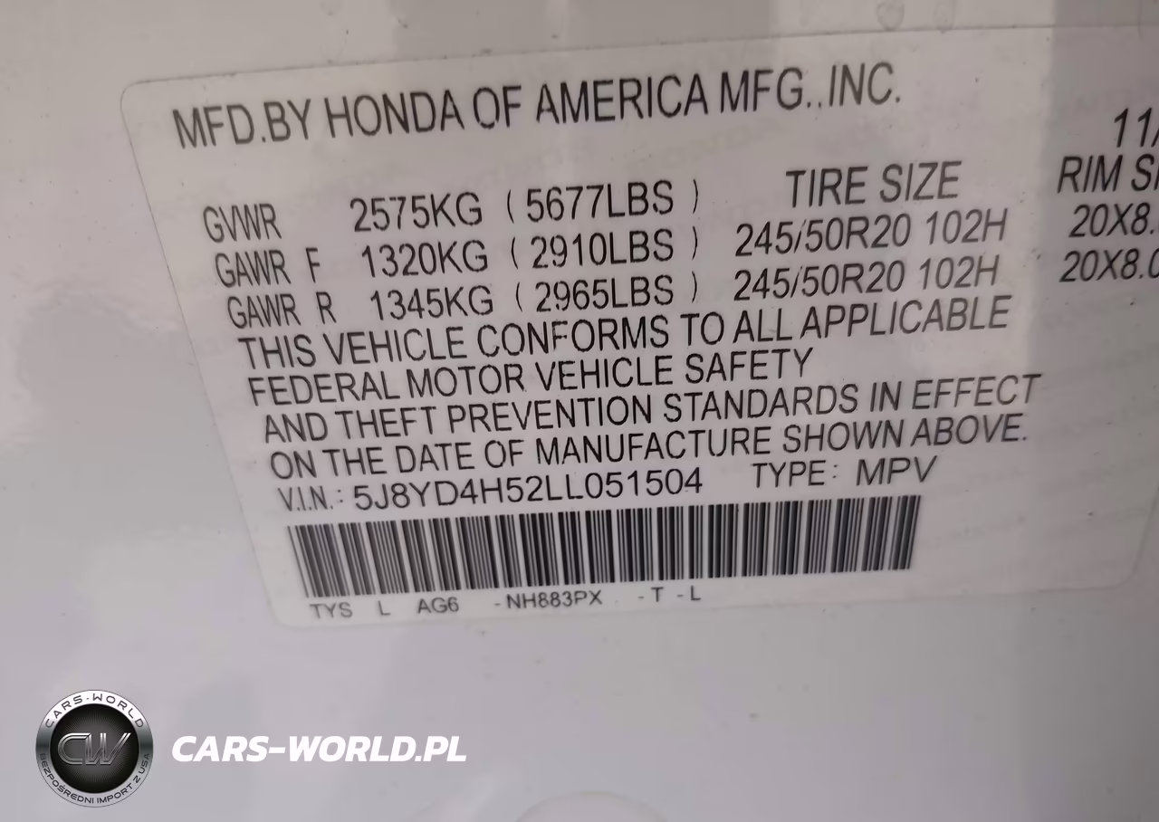 2020 Acura Mdx Technology Package VIN:5J8YD4H52LL051504 - 9