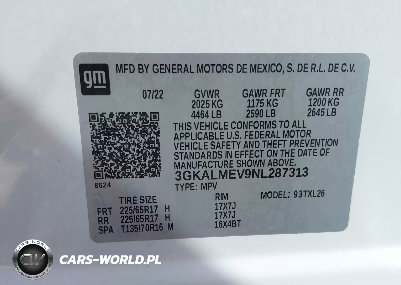 2022 GMC Terrain Fwd Sle VIN:3GKALMEV9NL287313 - 9