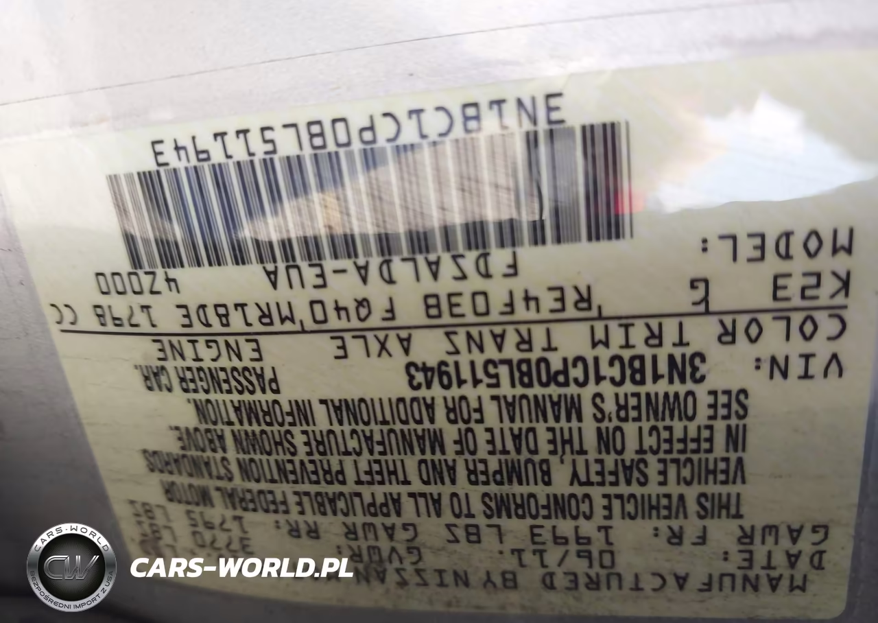 2011 Nissan Versa 1.8S VIN:3N1BC1CP0BL511943 - 9