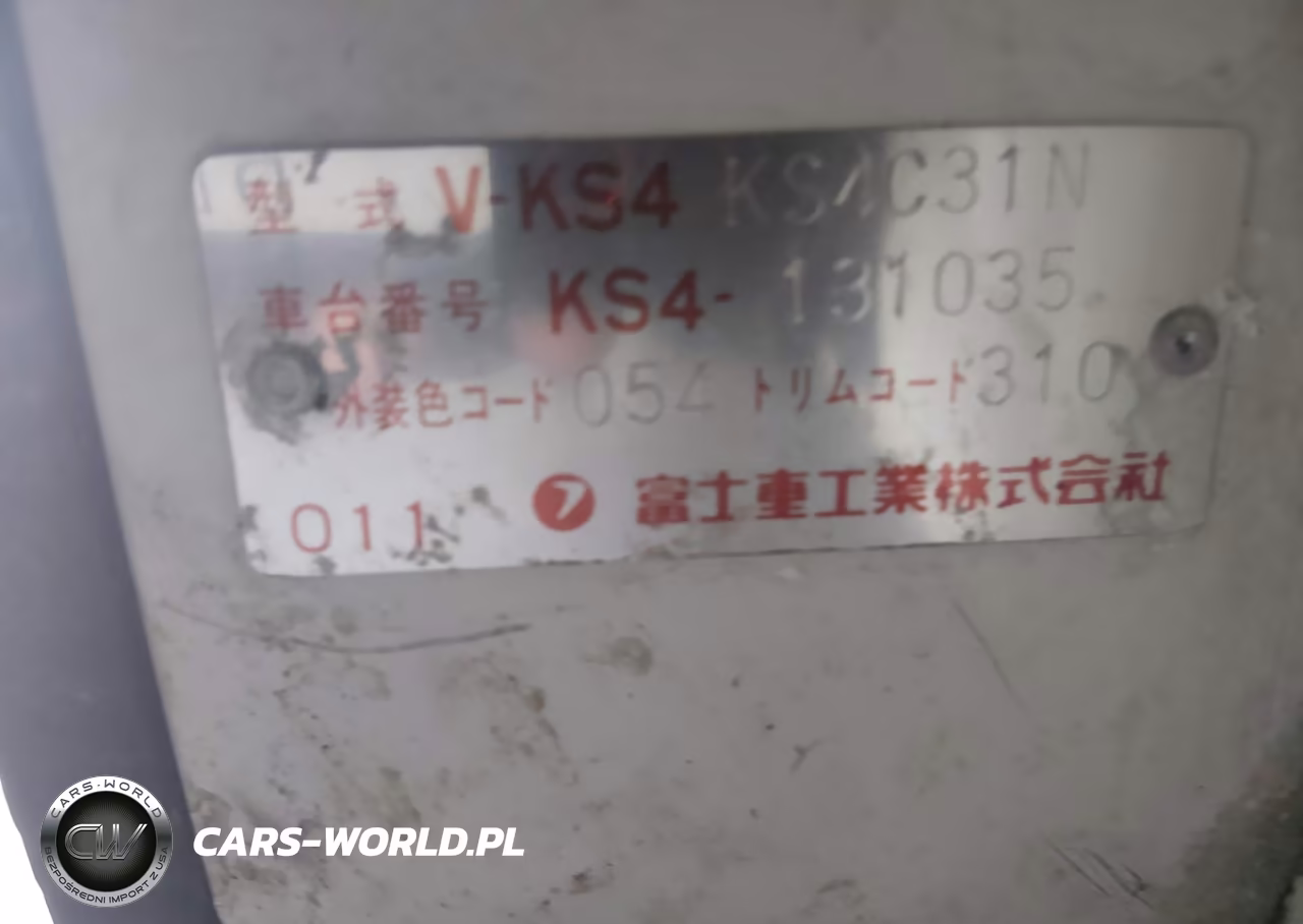 1992 Subaru Sambar VIN:KS4131035 - 9