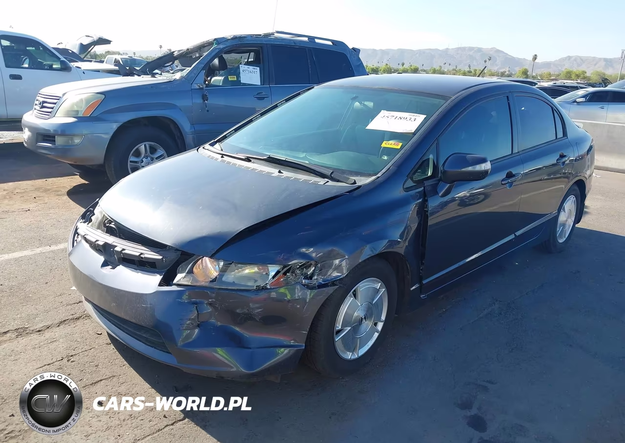 2007 Honda Civic Hybrid VIN:JHMFA36297S017801 - 2