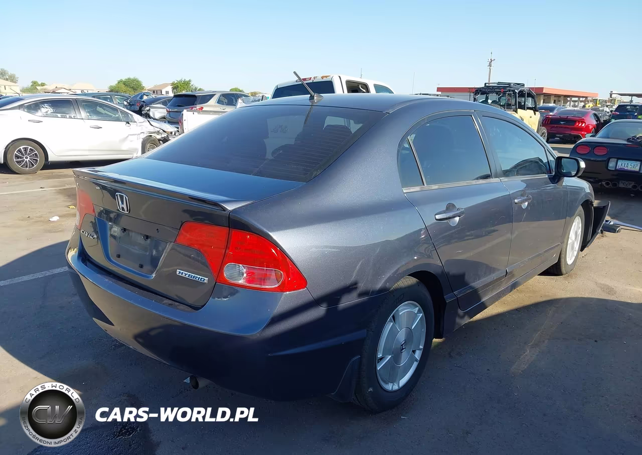 2007 Honda Civic Hybrid VIN:JHMFA36297S017801 - 4