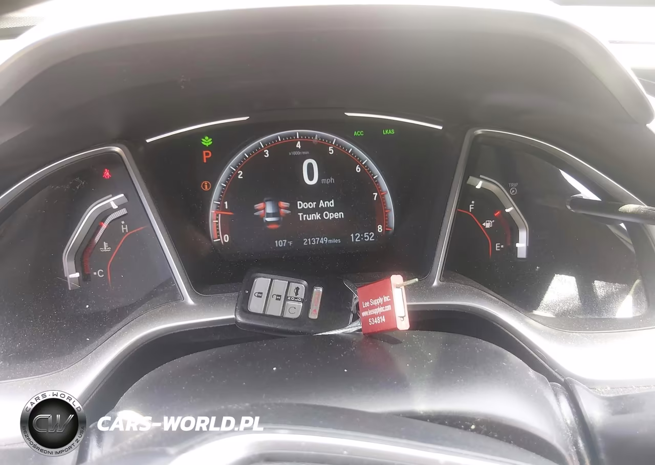 2019 Honda Civic Sport VIN:2HGFC2F80KH502405 - 11
