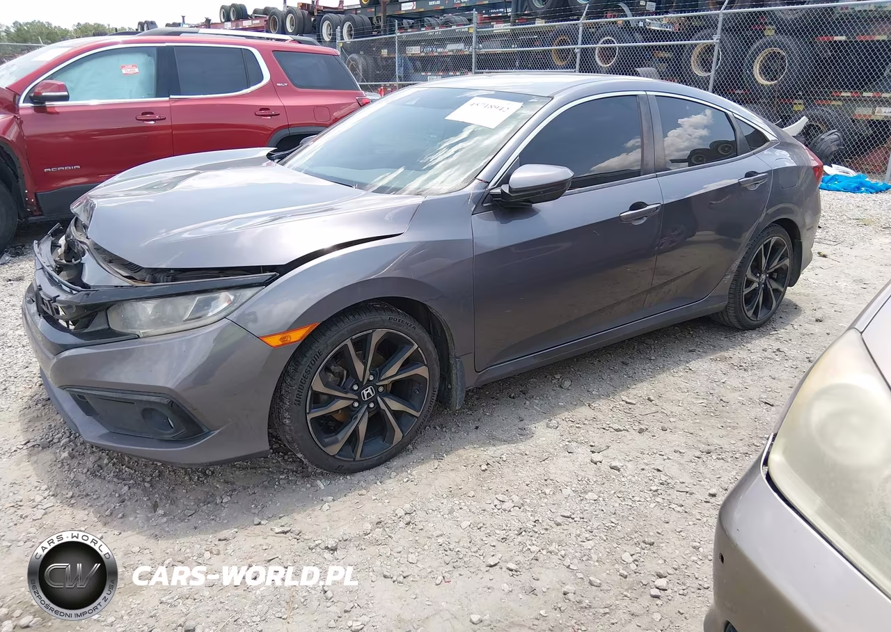 2019 Honda Civic Sport VIN:2HGFC2F80KH502405 - 2