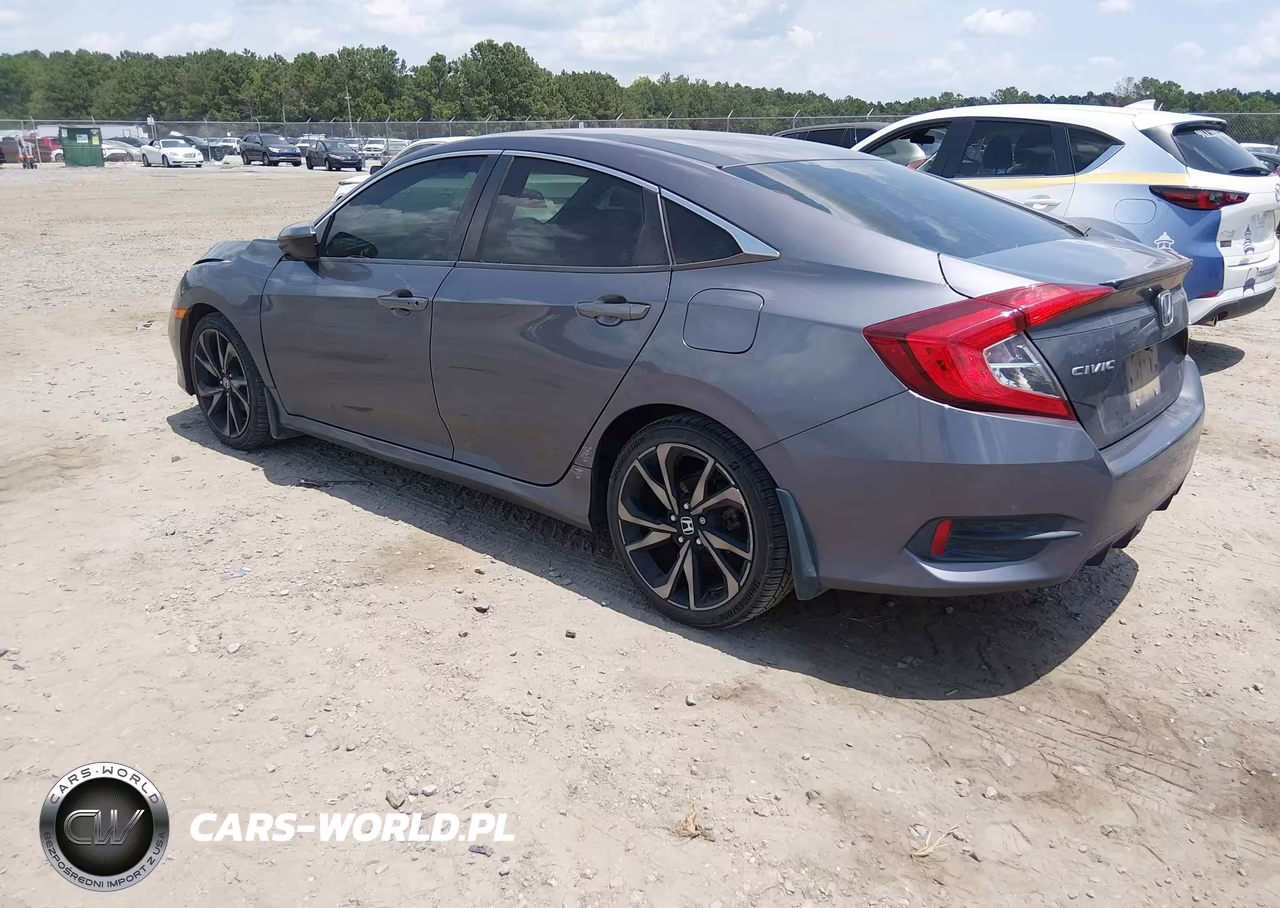 2019 Honda Civic Sport VIN:2HGFC2F80KH502405 - 3