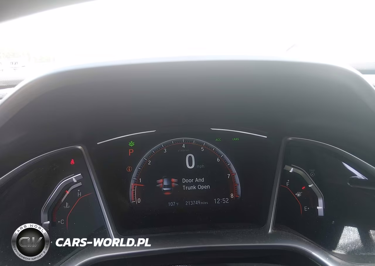2019 Honda Civic Sport VIN:2HGFC2F80KH502405 - 7