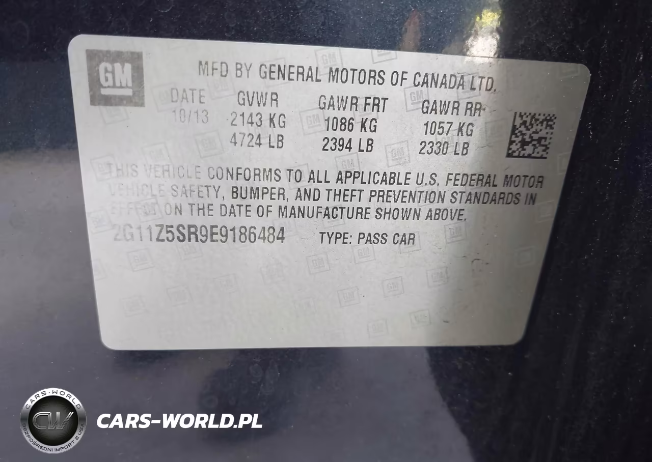 2014 Chevrolet Impala Ls Eco VIN:2G11Z5SR9E9186484 - 9