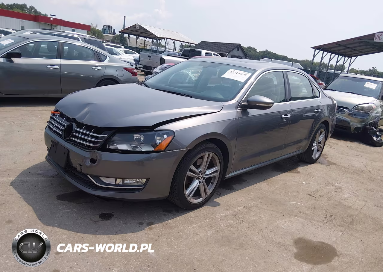 2012 Volkswagen Passat 3.6L V6 Se VIN:1VWBM7A32CC060229 - 2