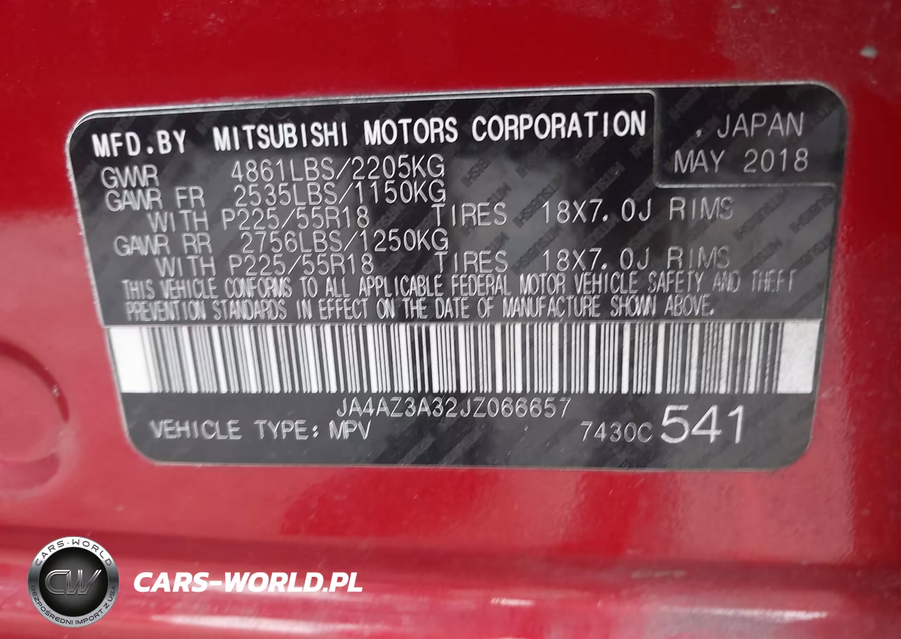2018 Mitsubishi Outlander Es VIN:JA4AZ3A32JZ066657 - 9