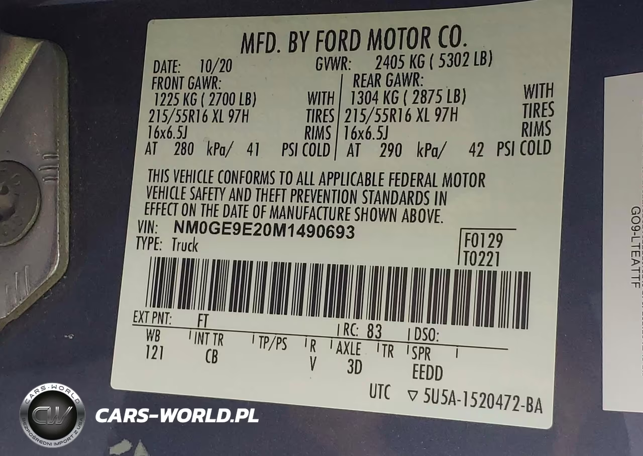 2021 Ford Transit Connect Xl Passenger VIN:NM0GE9E20M1490693 - 9