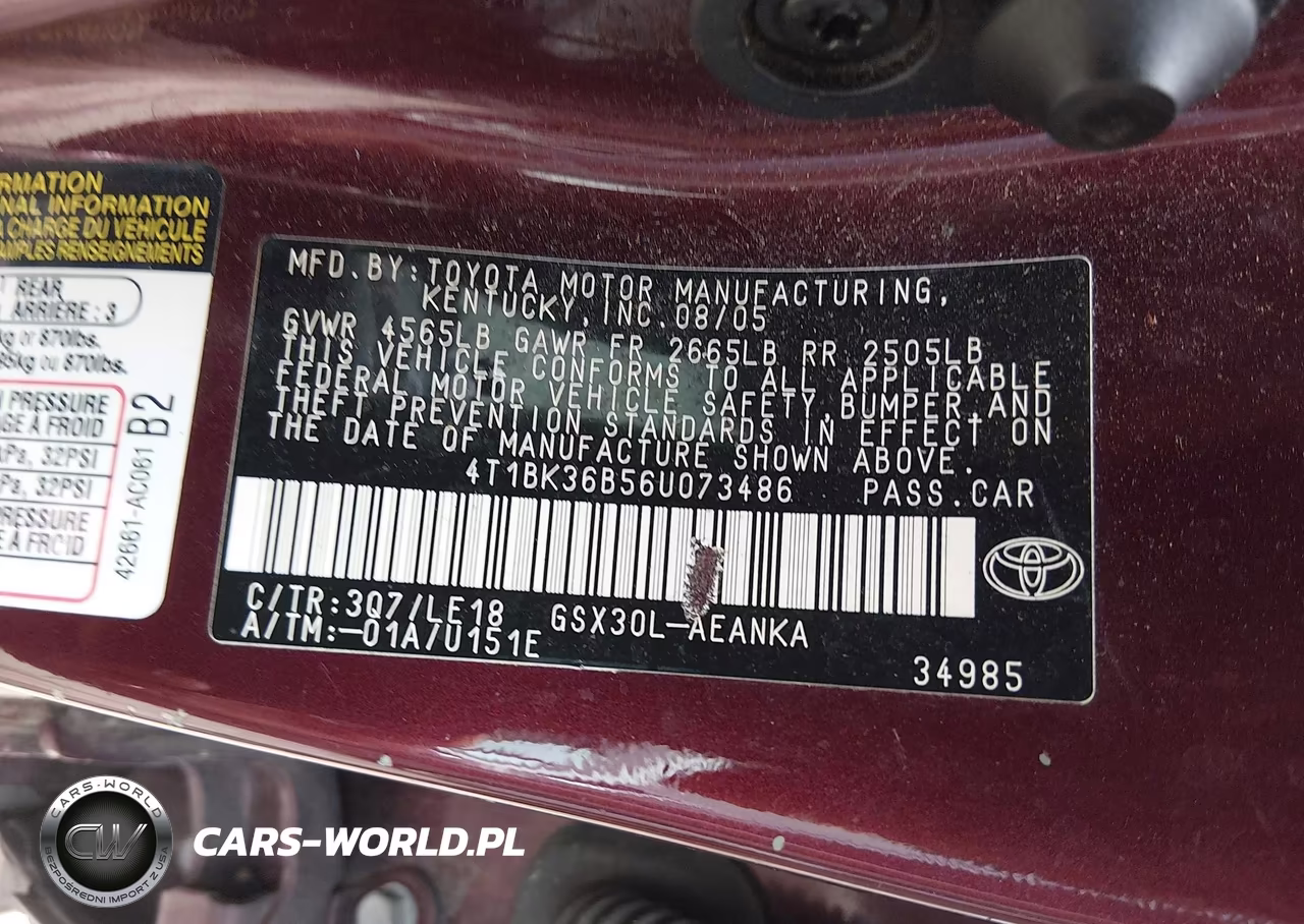 2006 Toyota Avalon Touring VIN:4T1BK36B56U073486 - 9