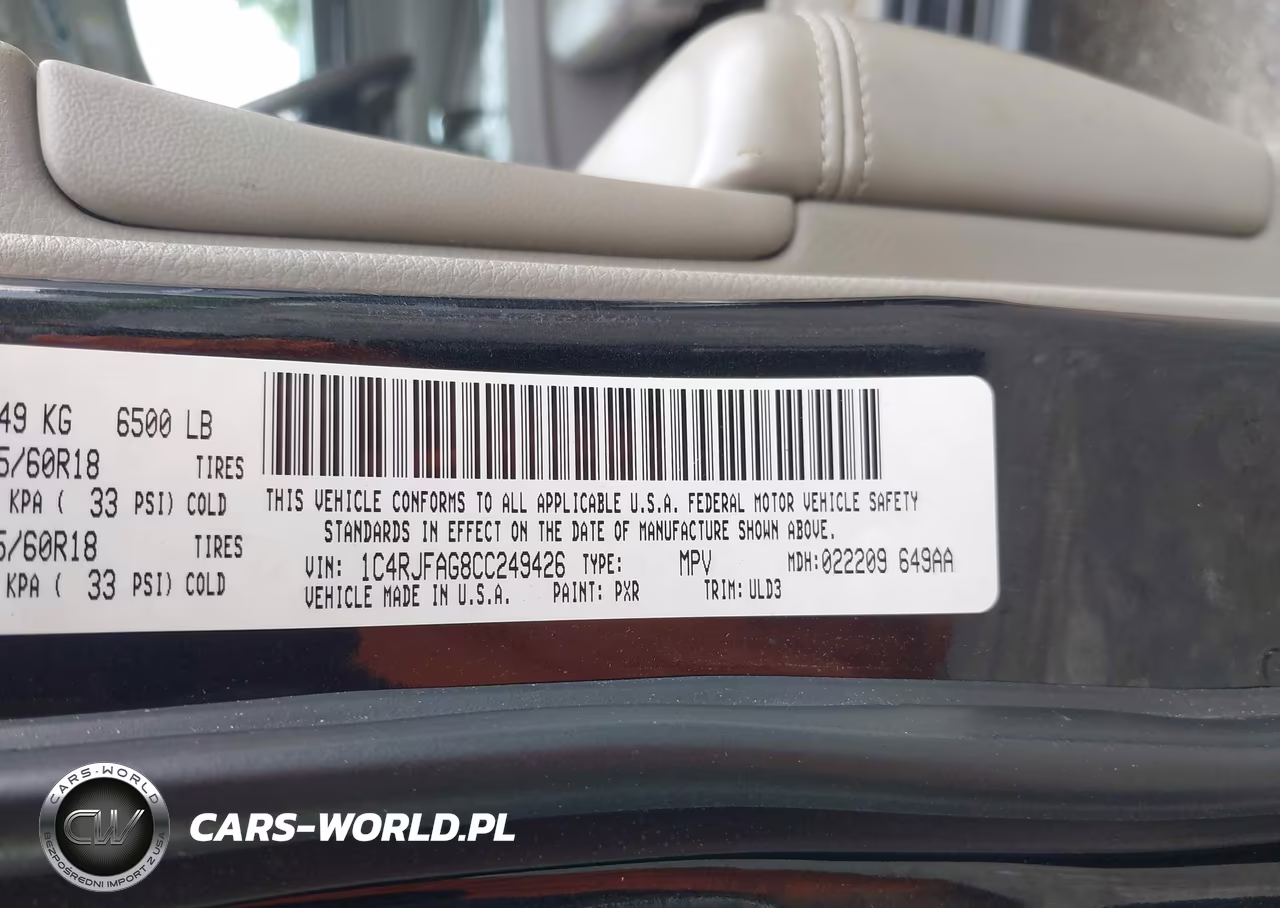 2012 Jeep Grand Cherokee Laredo VIN:1C4RJFAG8CC249426 - 9