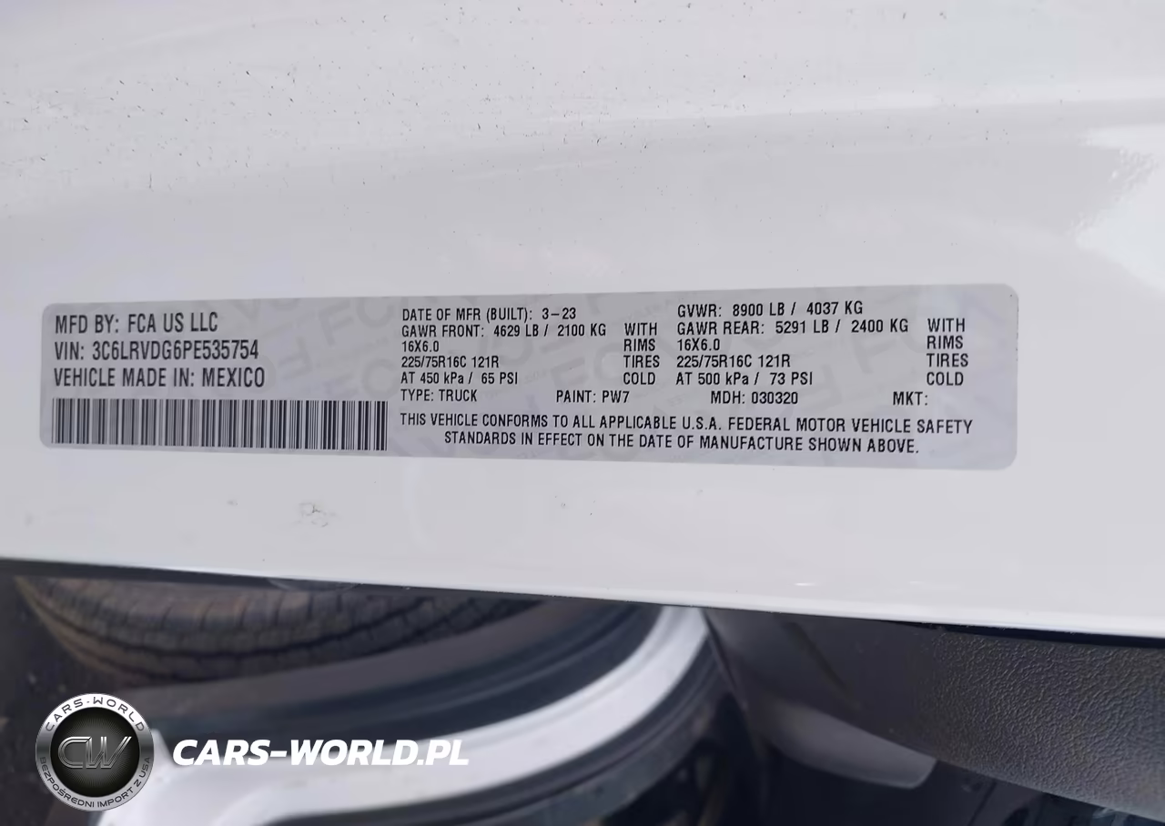 2023 Ram Promaster 2500 High Roof 159 Wb VIN:3C6LRVDG6PE535754 - 9