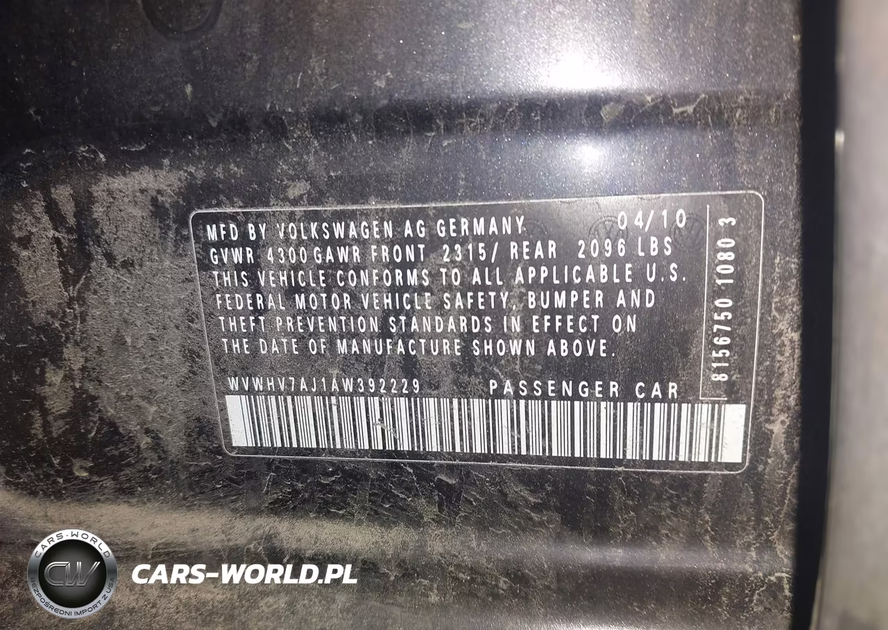 2010 Volkswagen Gti 4-Door VIN:WVWHV7AJ1AW392229 - 9