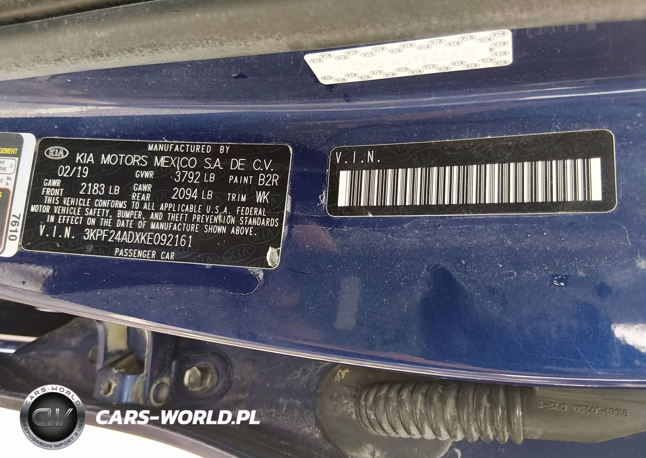 2019 Kia Forte Lxs VIN:3KPF24ADXKE092161 - 9