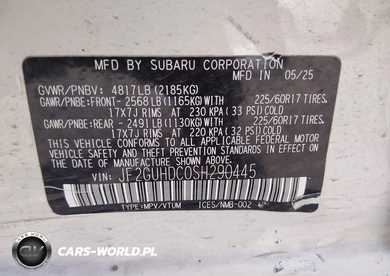 2025 Subaru Crosstrek Premium VIN:JF2GUHDC0SH290445 - 9