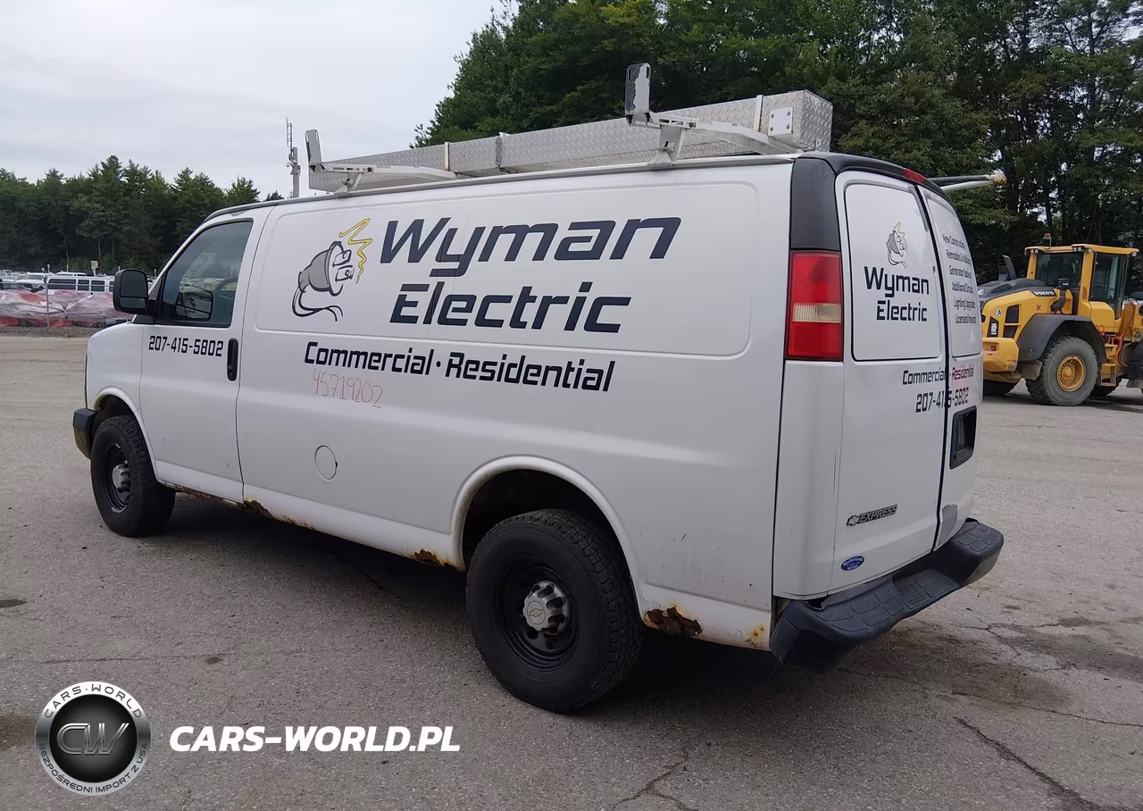 2008 Chevrolet Express Work Van VIN:1GCGG25C981165950 - 3