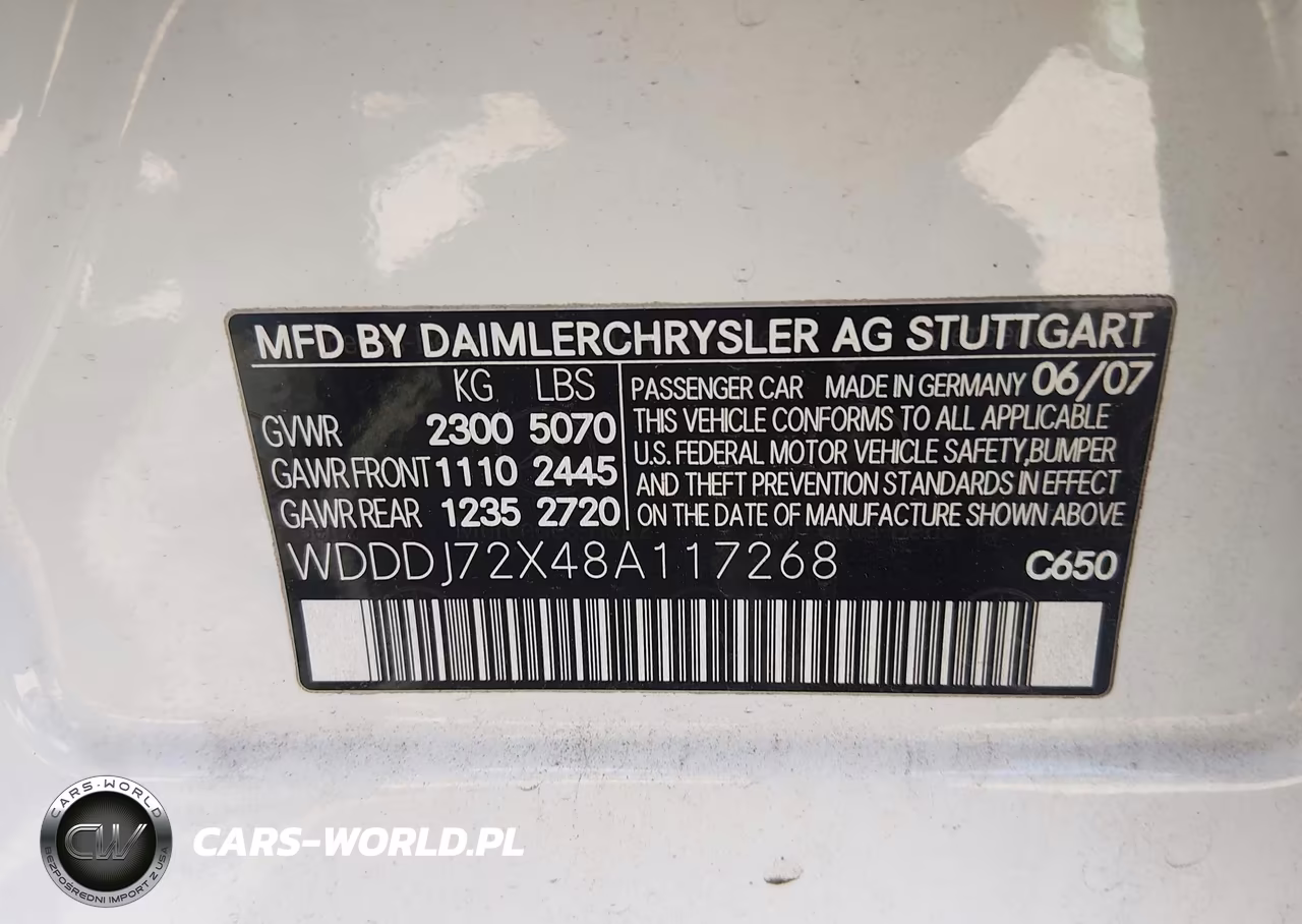2008 Mercedes-Benz Cls 550 VIN:WDDDJ72X48A117268 - 9