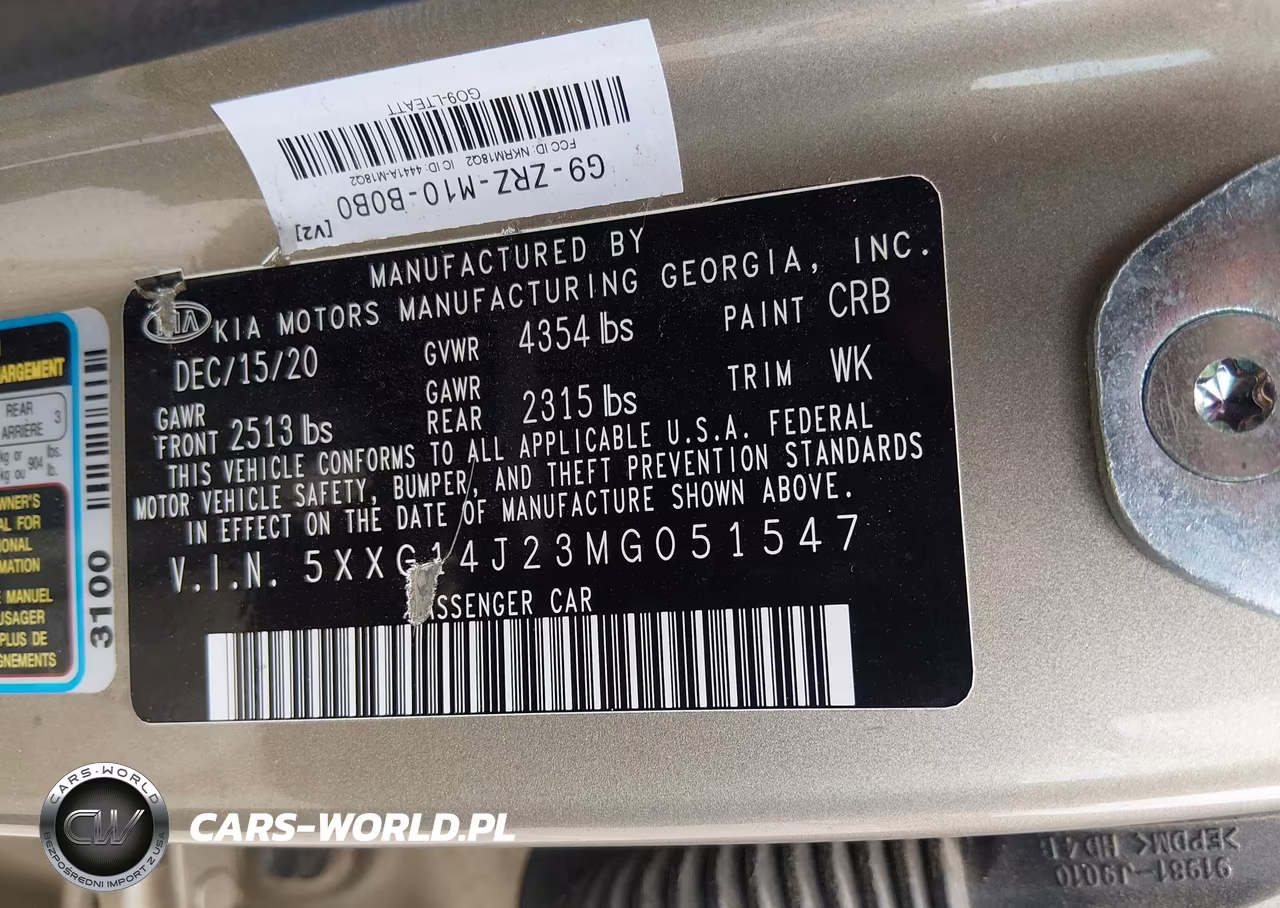 2021 Kia K5 Lxs VIN:5XXG14J23MG051547 - 9