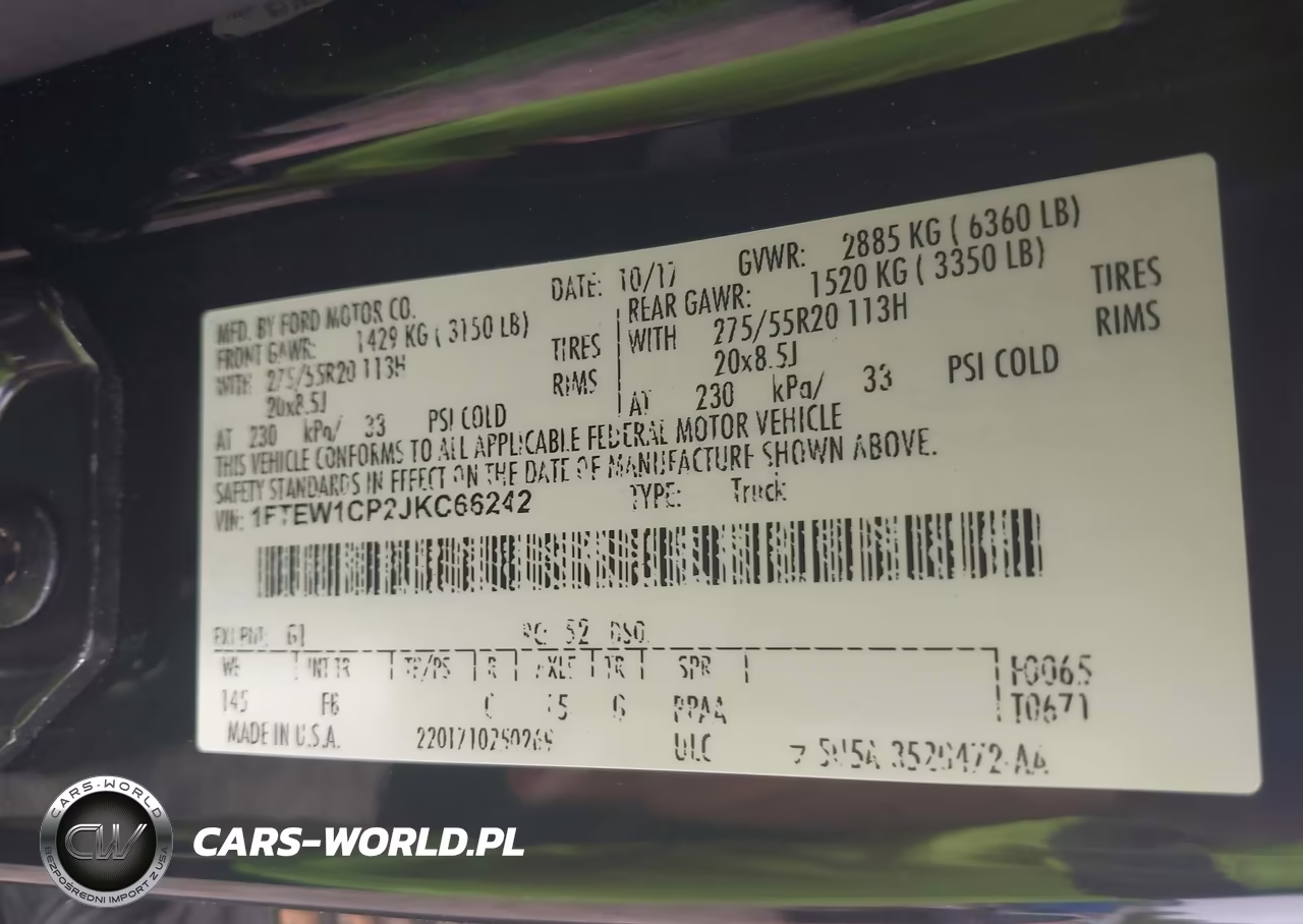 2018 Ford F-150 Xlt VIN:1FTEW1CP2JKC66242 - 9