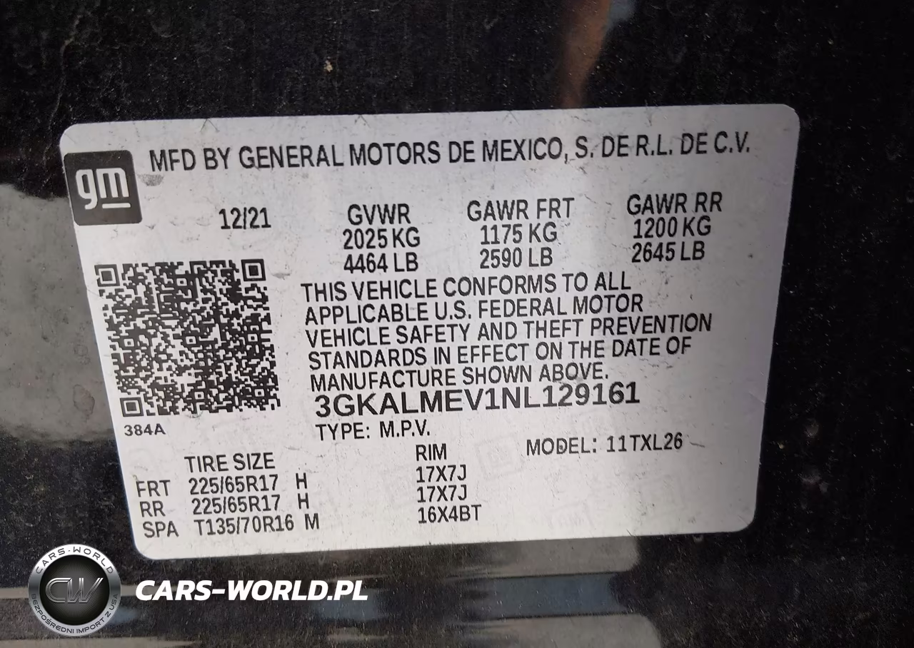 2022 GMC Terrain Fwd Sle VIN:3GKALMEV1NL129161 - 9
