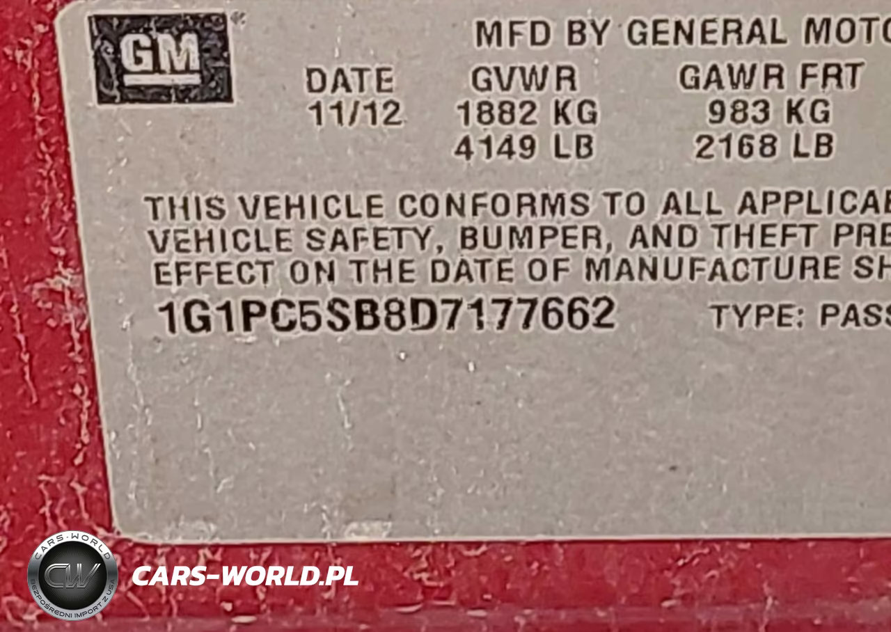 2013 Chevrolet Cruze 1Lt Auto VIN:1G1PC5SB8D7177662 - 9