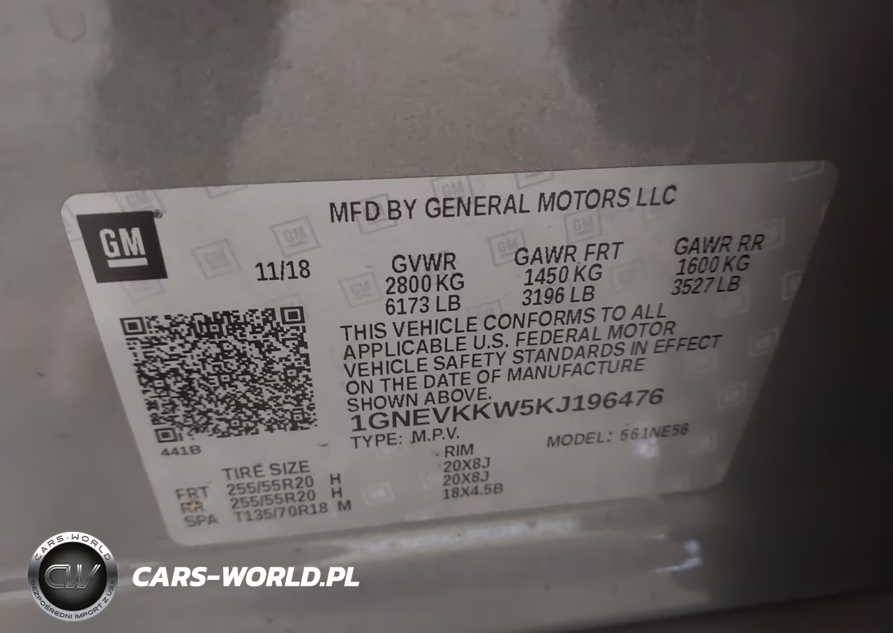 2019 Chevrolet Traverse Premier VIN:1GNEVKKW5KJ196476 - 9