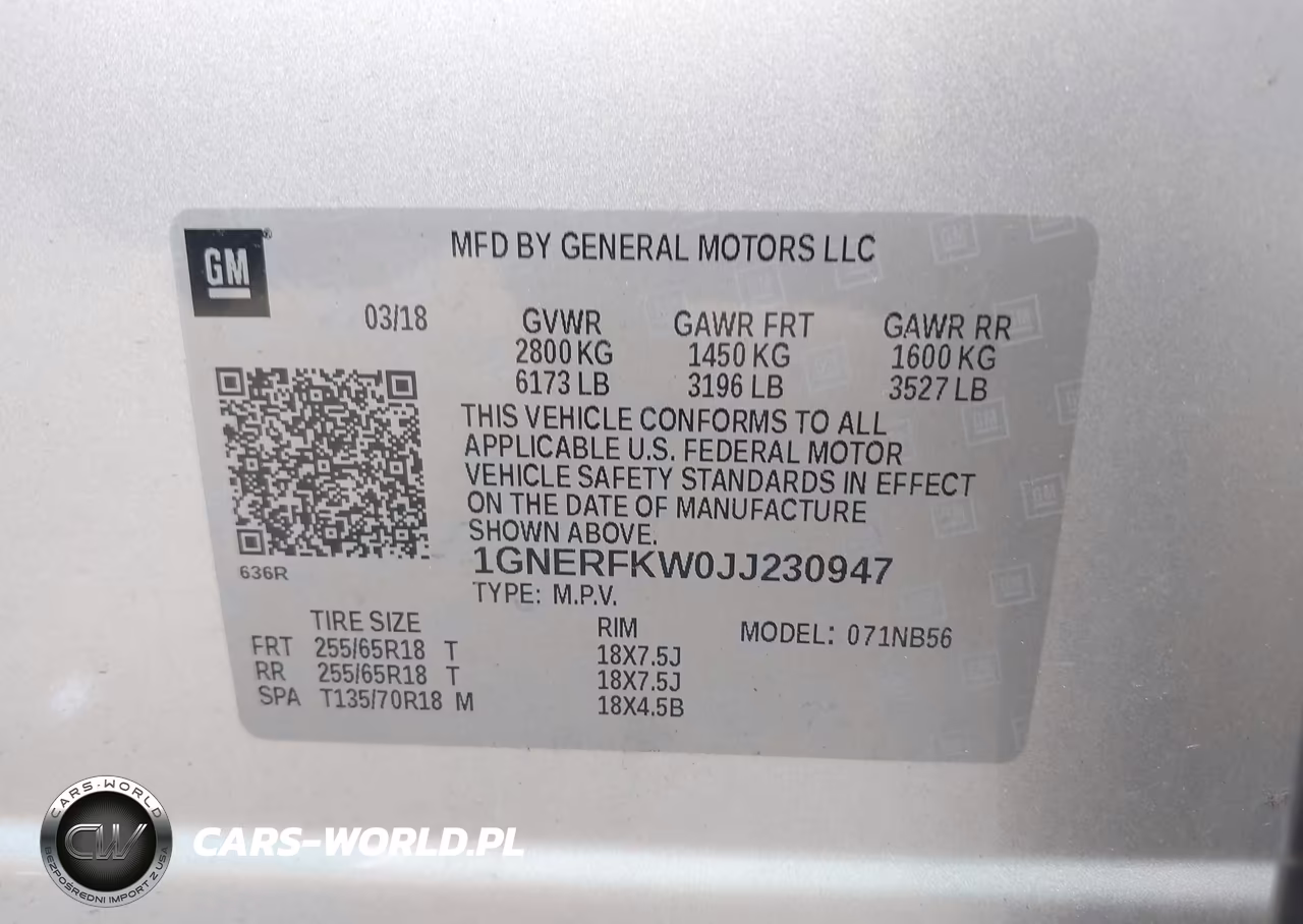 2018 Chevrolet Traverse Ls VIN:1GNERFKW0JJ230947 - 9
