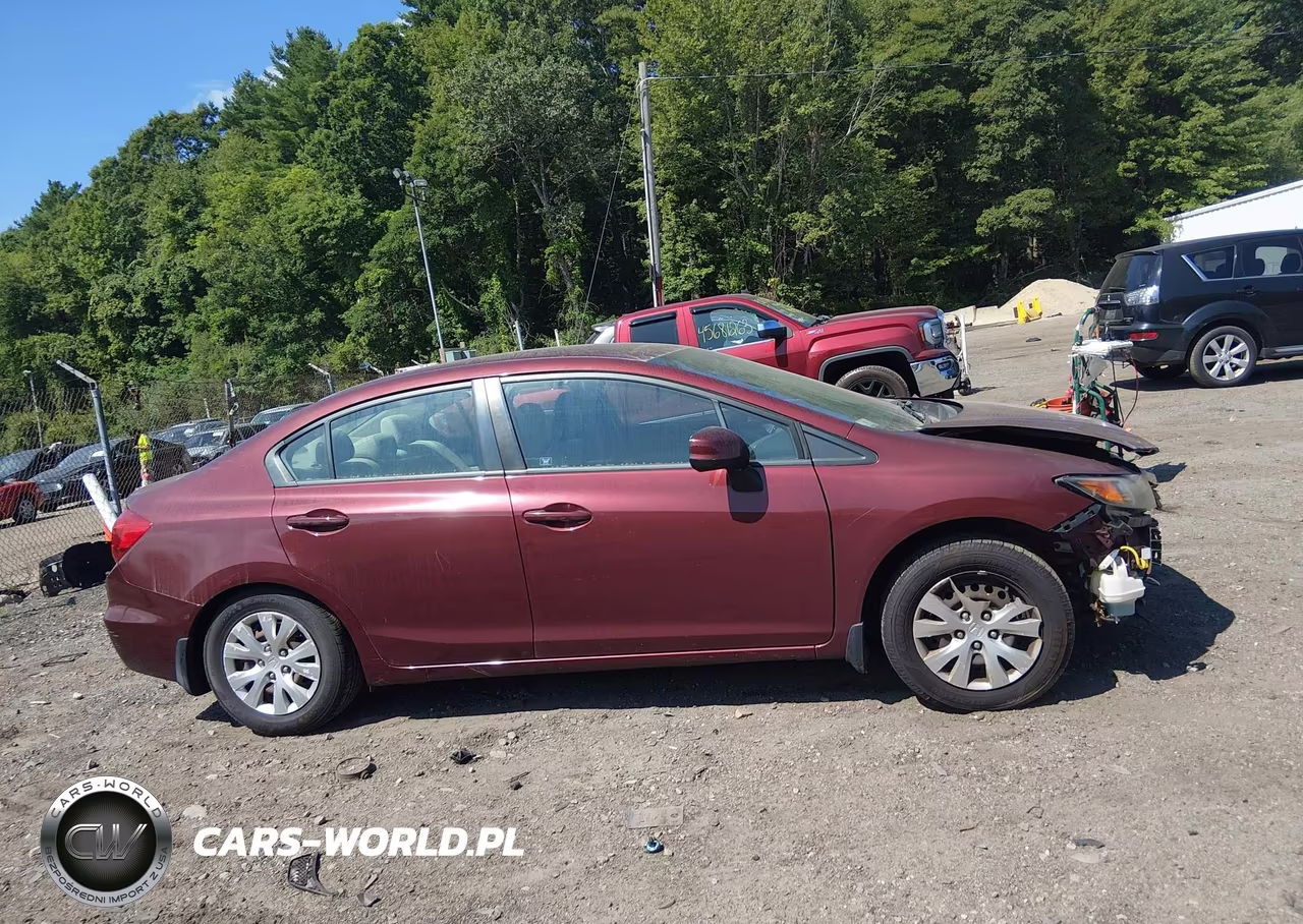 2012 Honda Civic Lx VIN:2HGFB2F59CH600746 - 14