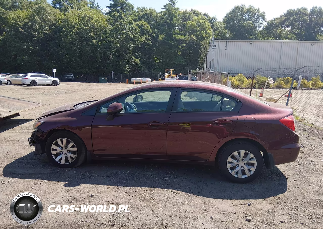 2012 Honda Civic Lx VIN:2HGFB2F59CH600746 - 15